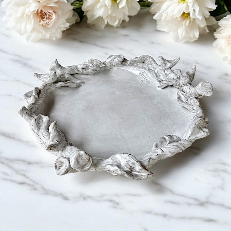 Betsy Rose Centerpiece Bowl Lg Antique White