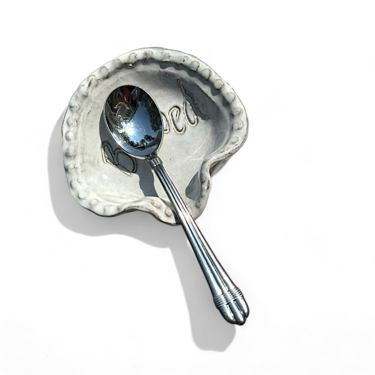 Mini Spoon Rest w/Blessed 4"