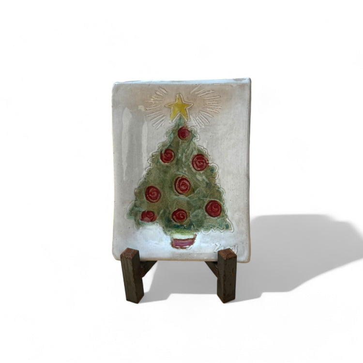 Christmas Tree Tray 5" X 6½"