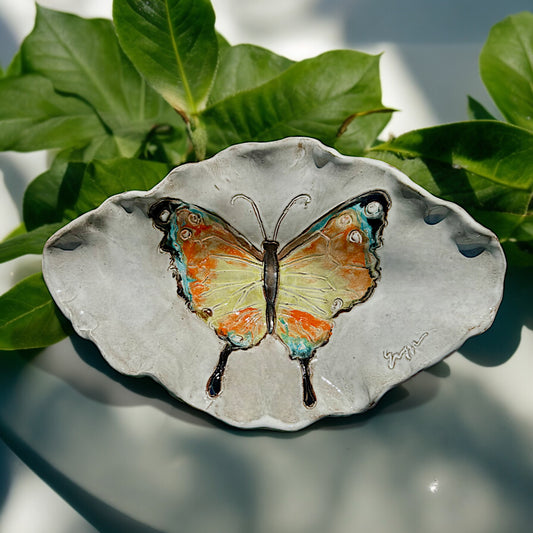 Candace Danyelle Free Form Butterfly Server Small 12" X 6 ½"