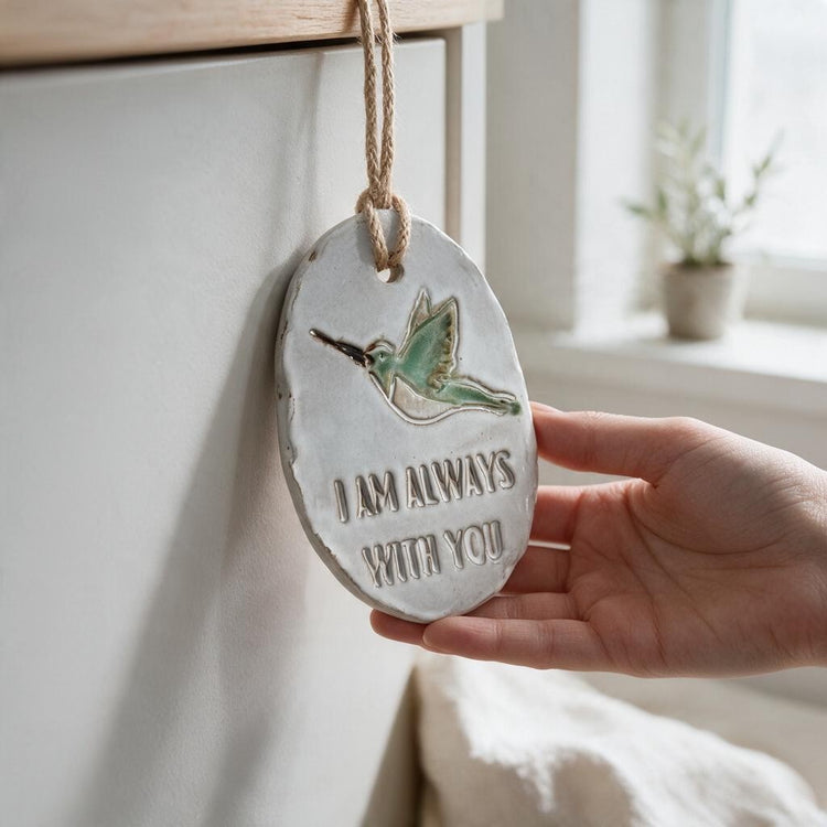 Hummingbird Ornament "I am always with you"