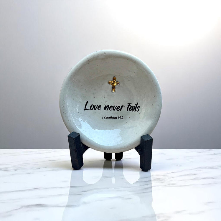 Love never fails.