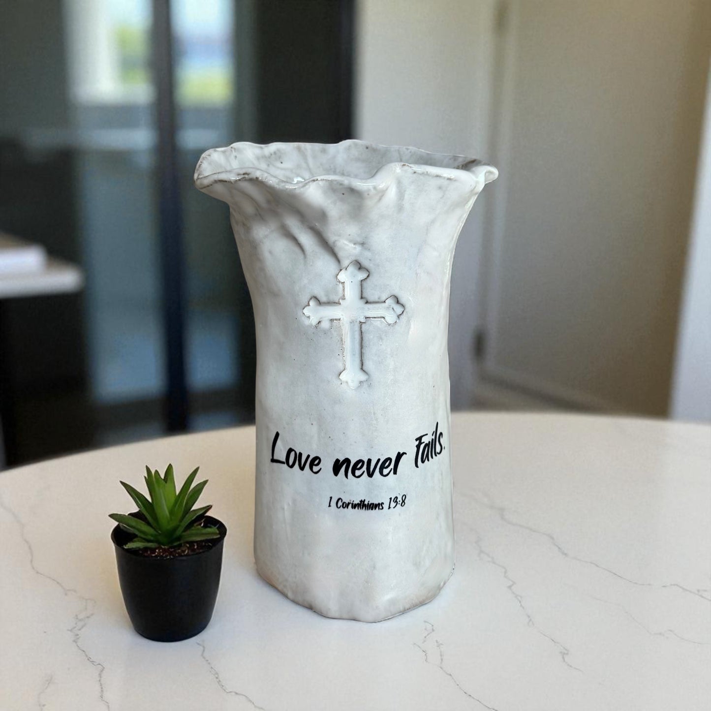 Love never fails.