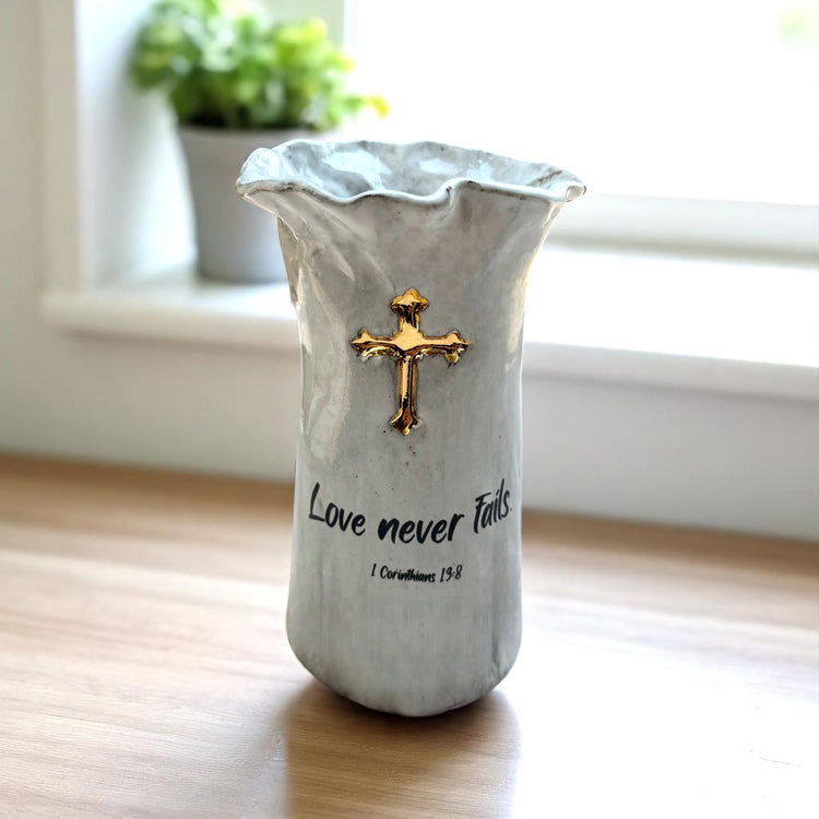 Love never fails.