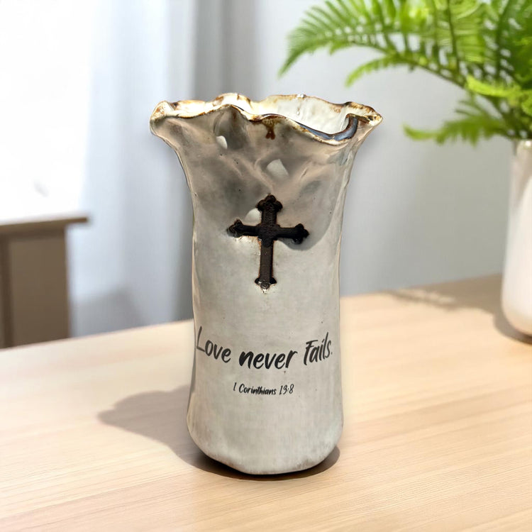Love never fails.