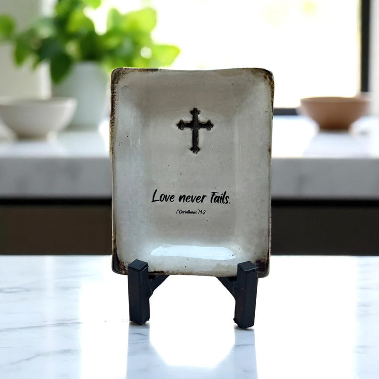 Love never fails.
