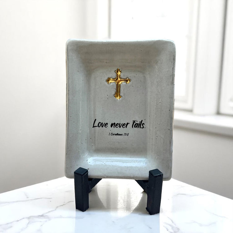 Love never fails.