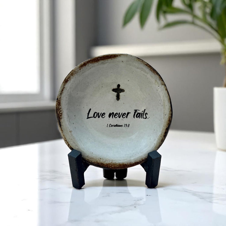 Love never fails.