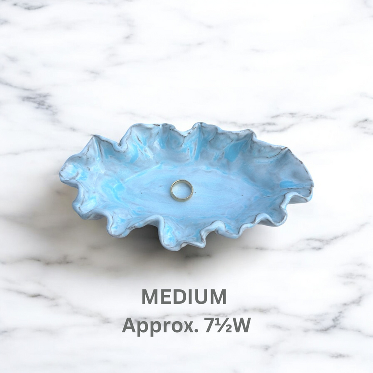 Tater Jewelry Dish  w/22K Gold Luster Rim