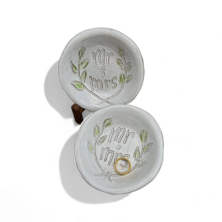 Ring Dish Mr. & Mrs.