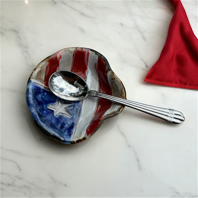 Mini Spoon Rest Flag 4"