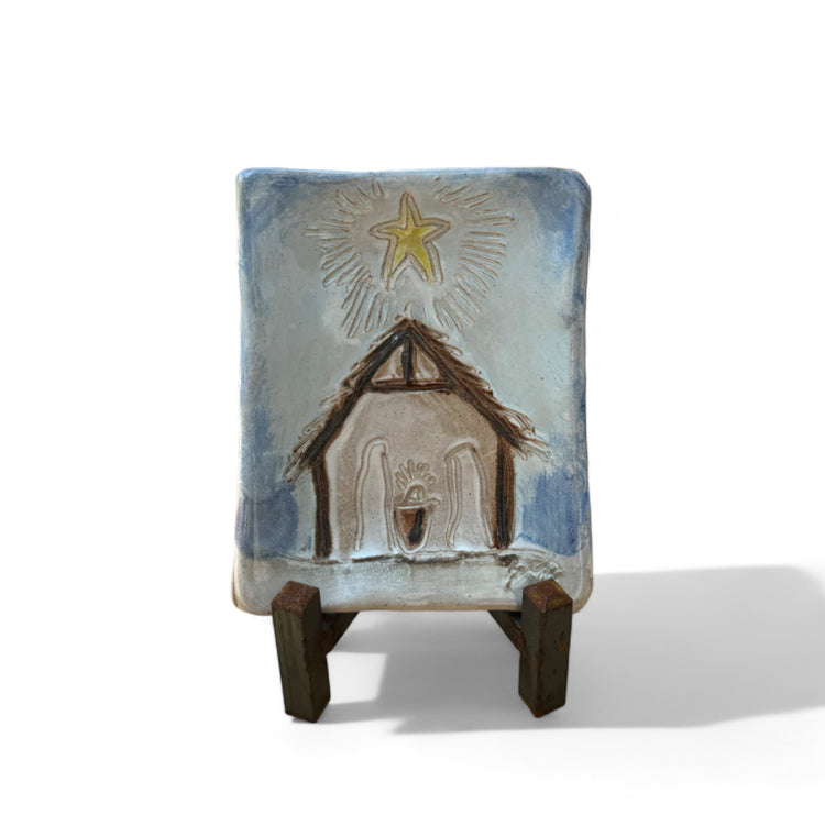 Nativity Tray  5" X 6½"