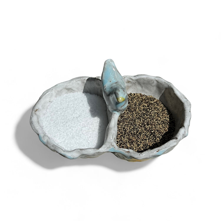 Salt & Pepper Cellar w/Bird