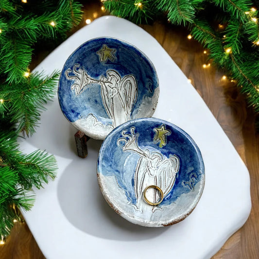 Archangel Ring Dish 4" & Easel Bundle