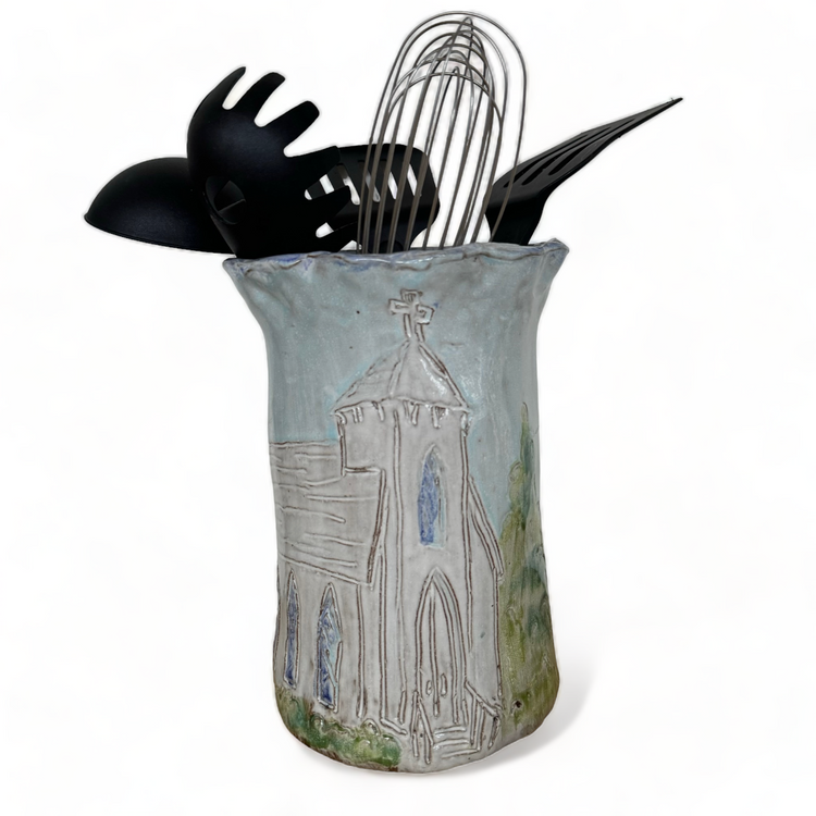 Utensil Holder - Church
