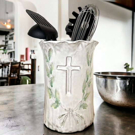 Utensil Holder - Cross