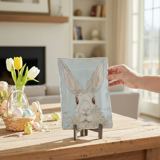 Bunny Face Tray 6" X 9"