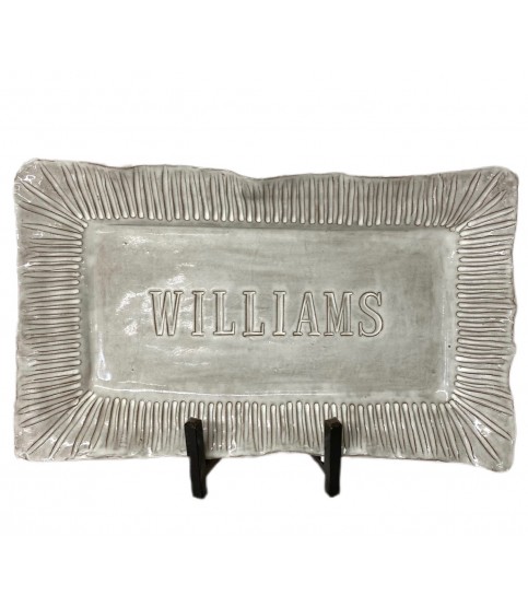 Make a Statement with the Williams Custom Tray XLg Rectangle Server by Dixie Pottery: A Stunning Addition to Your Table