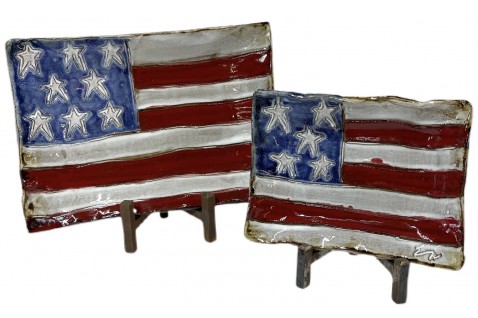 Flag Tray USA Memorial Day, Veteran's Day  & July 4th
