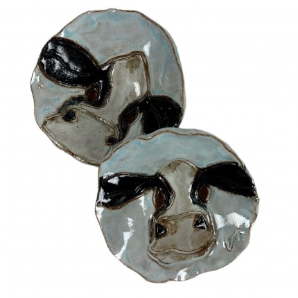 Ring Dish Cow Blue