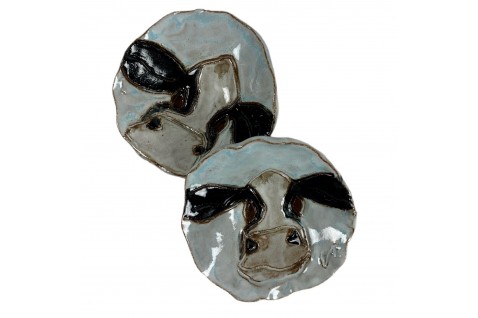 Ring Dish Cow Blue