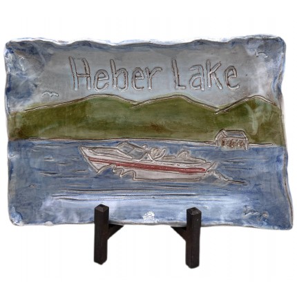 Heber Lake 6" X 9" Tray Speed Boat