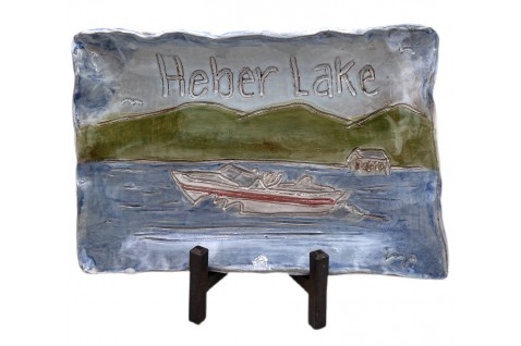 Heber Lake 6" X 9" Tray Speed Boat