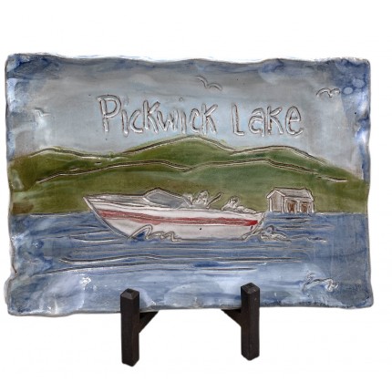 Picwic Lake 6" X 9" Tray Speed Boat