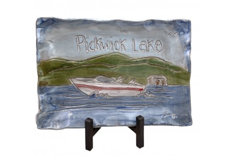 Picwic Lake 6" X 9" Tray Speed Boat