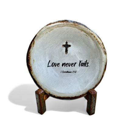 Love never fails.