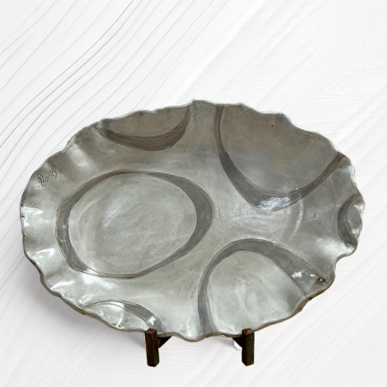 Capri XLg Oval Serving Platter 18” x 13”