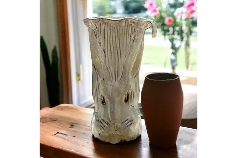 Bunny Vase 10" Tall VASES