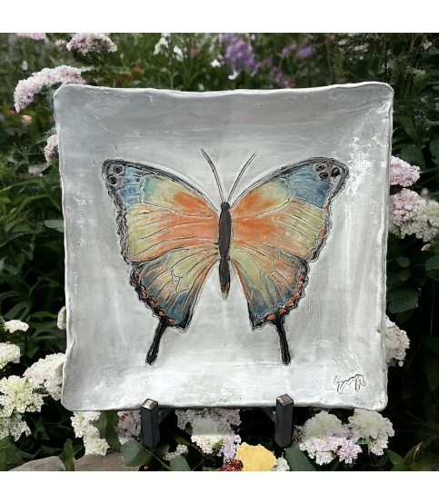 Candace Danyelle 13" X 13" Butterfly Tray