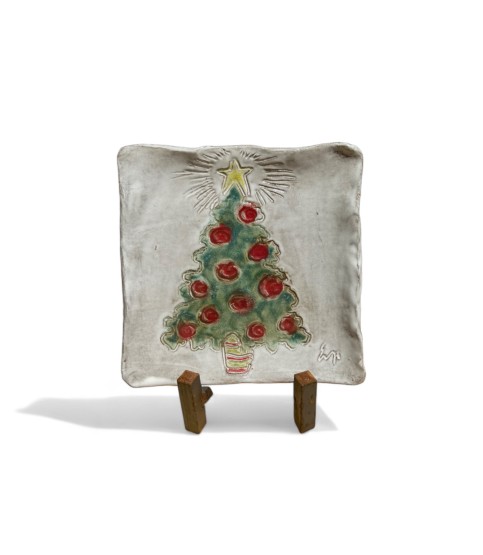 Christmas Tree Tray 7" X 7"