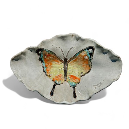 Candace Danyelle  Free Form Butterfly Server Small 12" X 6 ½"