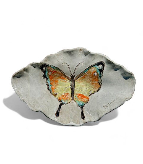 Candace Danyelle  Free Form Butterfly Server Small 12" X 6 ½"