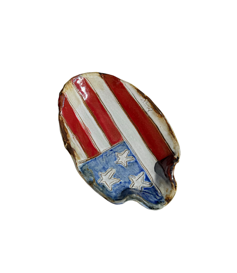 Spoon Rest w/Flag