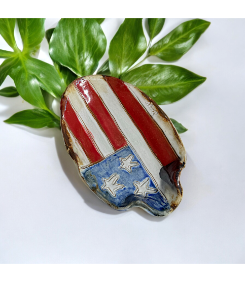 Spoon Rest w/Flag