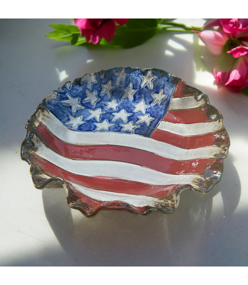 Flag Bowl Approx. 14" Diam. 