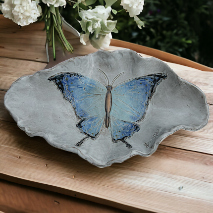Lindley Brooks Free Form Butterfly Server Small 12" X 6 ½"