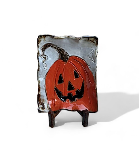 Jack-O-Lantern Tray 4" X 6"