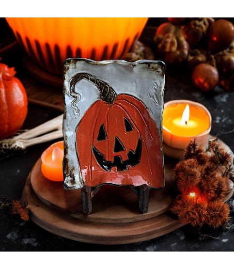 Jack-O-Lantern Tray 4" X 6"