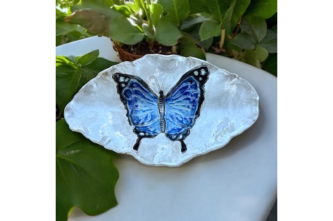 Lindley Brooks Free Form Butterfly Server Small 12" X 6 ½"
