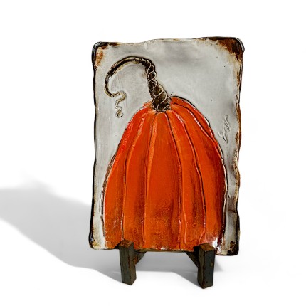 Pumpkin Tray Orange  6" X 9"