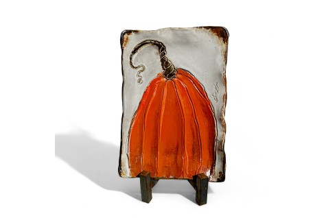 Pumpkin Tray Orange  6" X 9"