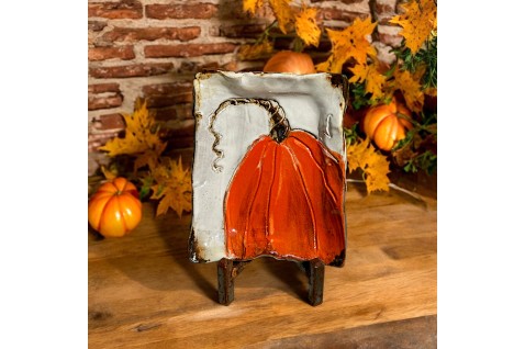 Pumpkin Tray Orange  4" X 6"