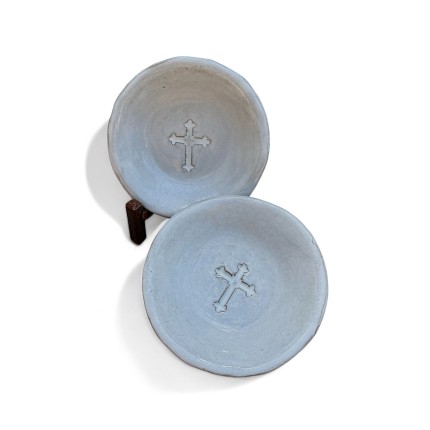 Ring Dish w/Cross St. Simons 4"