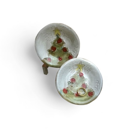 Ring Dish Christmas Tree 4"