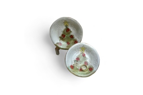 Ring Dish Christmas Tree 4"