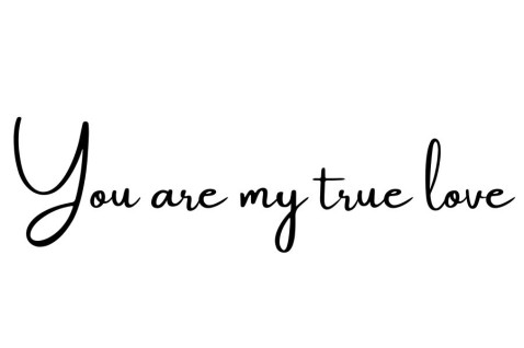You are my true love